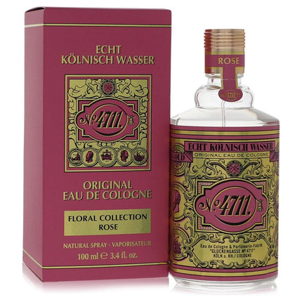 4711 Floral Collection Rose Eau De Cologne Spray (Unisex) By 4711 3.4 oz Eau De Cologne Spray Eau De Cologne Spray (Unisex) unisex fragrance product image