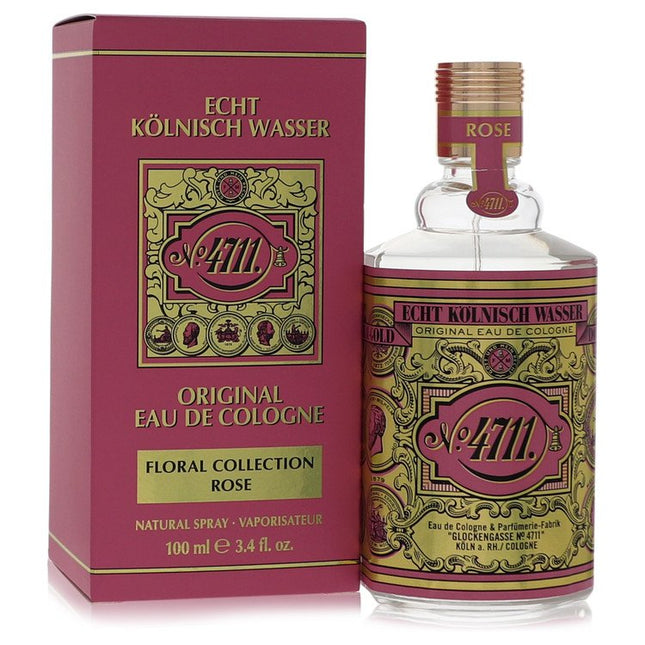 4711 Floral Collection Rose Eau De Cologne Spray (Unisex) By 4711 3.4 oz Eau De Cologne Spray Eau De Cologne Spray (Unisex) unisex fragrance product image