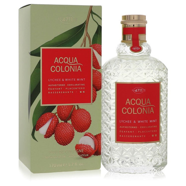 4711 Acqua Colonia Lychee & White Mint Eau De Cologne Spray (Unisex) By 4711 5.7 oz Eau De Cologne Spray Eau De Cologne Spray (Unisex) unisex fragrance product image