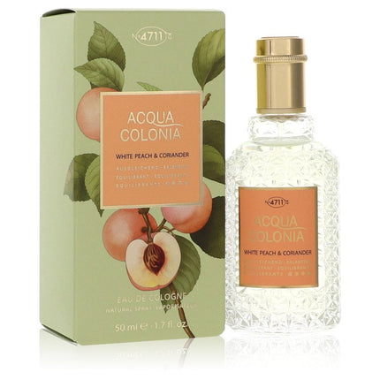 4711 Acqua Colonia White Peach & Coriander Eau De Cologne Spray (Unisex) By 4711 1.7 oz Eau De Cologne Spray Eau De Cologne Spray (Unisex) unisex fragrance product image