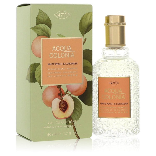 4711 Acqua Colonia White Peach & Coriander Eau De Cologne Spray (Unisex) By 4711 1.7 oz Eau De Cologne Spray Eau De Cologne Spray (Unisex) unisex fragrance product image