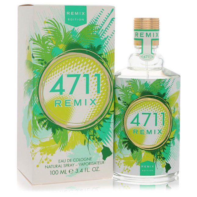 4711 Remix Green Oasis Eau De Cologne Spray (Unisex) By 4711 3.4 oz Eau De Cologne Spray Eau De Cologne Spray (Unisex) unisex fragrance product image