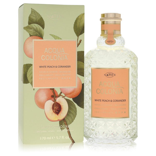 4711 Acqua Colonia White Peach & Coriander Eau De Cologne Spray (Unisex) By 4711 5.7 oz Eau De Cologne Spray Eau De Cologne Spray (Unisex) unisex fragrance product image