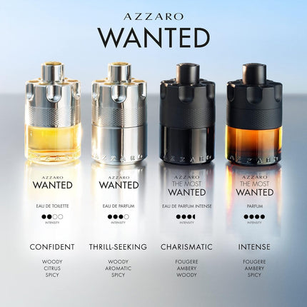 Azzaro Wanted Eau de Toilette - Vibrant & Irresistible 3.3 Fl. Oz