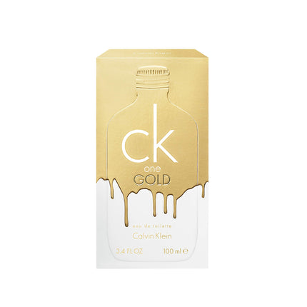 Calvin Klein CK One Gold Eau de Toilette – Woody Unisex Cologne 3.4oz