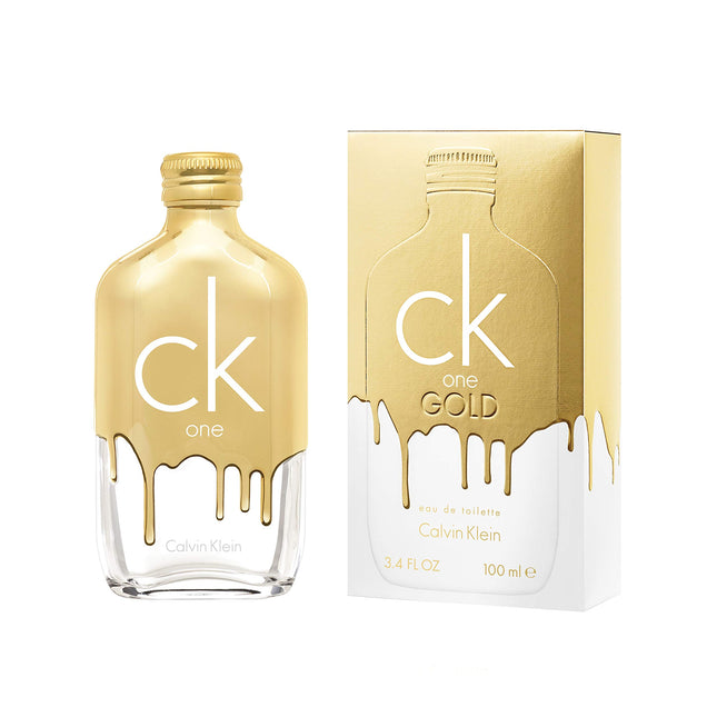 Calvin Klein CK One Gold Eau de Toilette – Woody Unisex Cologne 3.4oz