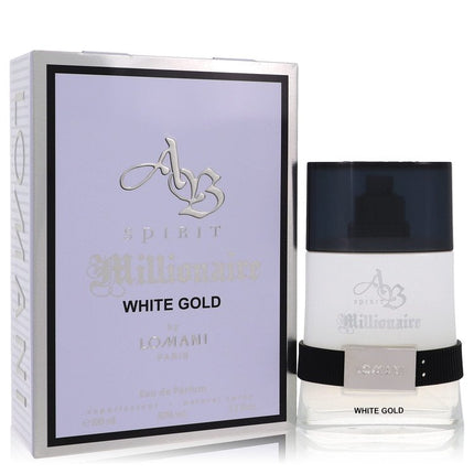 Ab Spirit Millionaire White Gold Eau De Parfum Spray By Lomani 3.3 oz Eau De Parfum Spray Eau De Parfum Spray for men product image