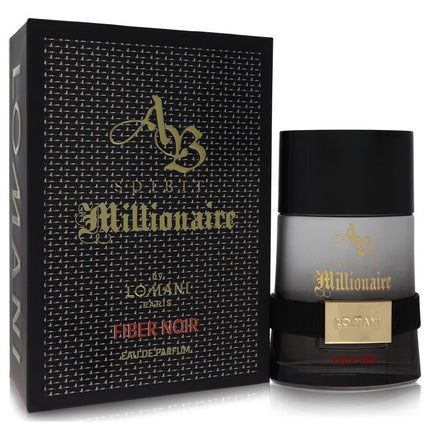 Ab Spirit Millionaire Fiber Noir Eau De Parfum Spray By Lomani 3.3 oz Eau De Parfum Spray Eau De Parfum Spray for men product image