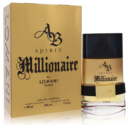 Spirit Millionaire Eau De Toilette Spray By Lomani 3.3 oz Eau De Toilette Spray Eau De Toilette Spray for men product image