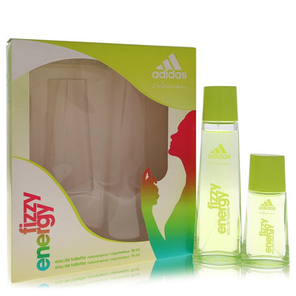 Adidas Fizzy Energy Gift Set By Adidas 2.5 oz Eau De Toilette Spray + 1 oz Eau De Toilette Spray Gift Set - 2.5 Oz Eau De Toilette Spray + 1 Oz Eau De Toilette Spray for women...