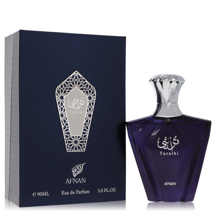 Afnan Turathi Blue Eau De Parfum Spray By Afnan 3 oz Eau De Parfum Spray Eau De Parfum Spray for men product image