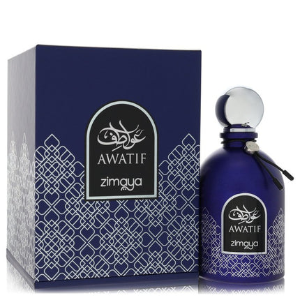 Afnan Zimaya Awatif Blue Eau De Parfum Spray By Afnan 3.4 oz Eau De Parfum Spray Eau De Parfum Spray for men product image