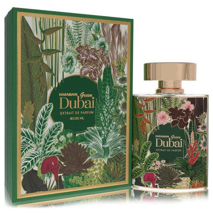 Al Haramain Green Dubai Extrait De Parfum Spray (Unisex) By Al Haramain 3.3 oz Extrait De Parfum Spray Extrait De Parfum Spray (Unisex) unisex fragrance product image