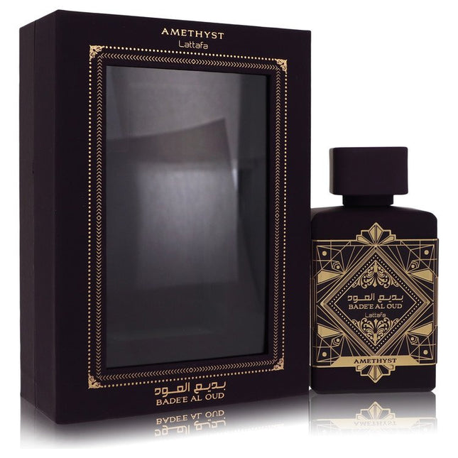 Lattafa Badee Al Oud Amethyst Eau De Parfum Spray (Unisex) By Lattafa 3.4 oz Eau De Parfum Spray Eau De Parfum Spray (Unisex) unisex fragrance product image