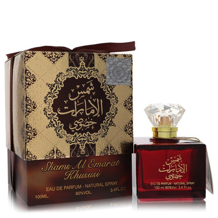 Ard Al Zaafaran Shams Al Emarat Khususi Eau De Parfum Spray (Unisex) By Al Zaafaran 3.4 oz Eau De Parfum Spray Eau De Parfum Spray (Unisex) unisex fragrance product image
