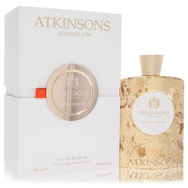 Atkinsons Gold Fair In Mayfair Eau De Parfum Spray (Unisex) By Atkinsons 3.4 oz Eau De Parfum Spray Eau De Parfum Spray (Unisex) unisex fragrance product image