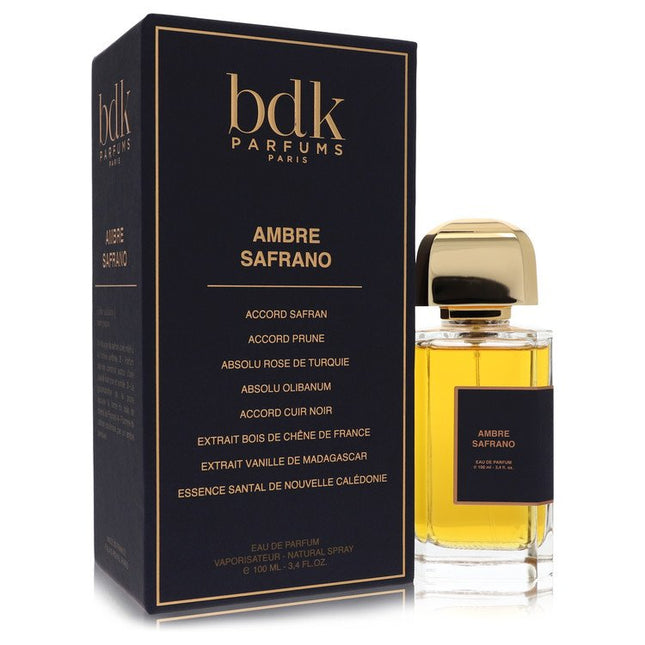Bdk Ambre Safrano Eau De Parfum Spray (Unisex) By Bdk Parfums 3.4 oz Eau De Parfum Spray Eau De Parfum Spray (Unisex) unisex fragrance product image