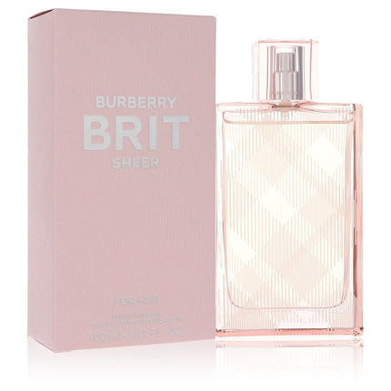 Burberry Brit Sheer Eau De Toilette Spray By Burberry 3.4 oz Eau De Toilette Spray Eau De Toilette Spray for women product image