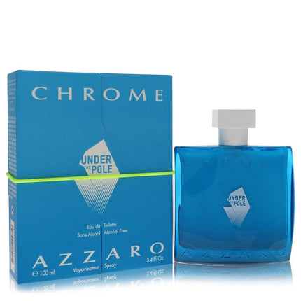 Chrome Under The Pole Eau De Toilette Spray (Alcohol Free) By Azzaro 3.4 oz Eau De Toilette Spray Eau De Toilette Spray (Alcohol Free) for men product image