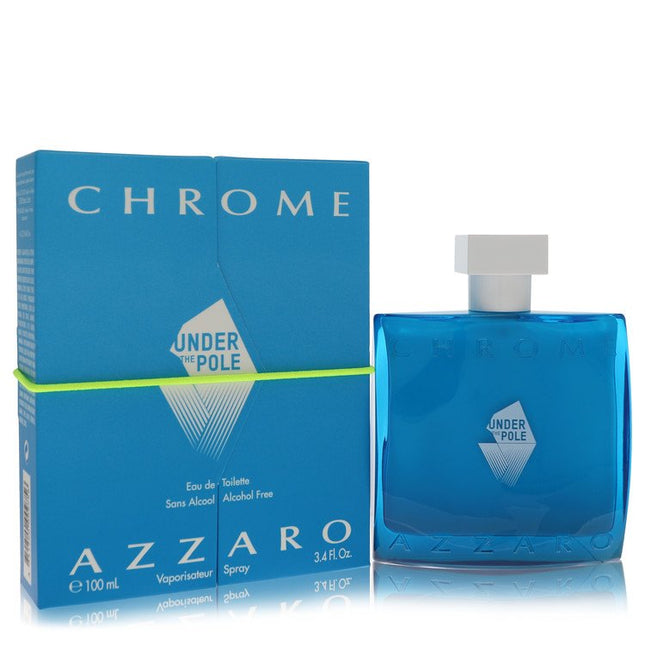 Chrome Under The Pole Eau De Toilette Spray (Alcohol Free) By Azzaro 3.4 oz Eau De Toilette Spray Eau De Toilette Spray (Alcohol Free) for men product image