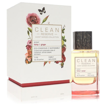 Clean Reserve Hemp & Ginger Eau De Parfum Spray (Unisex) By Clean 3.4 oz Eau De Parfum Spray Eau De Parfum Spray (Unisex) unisex fragrance product image