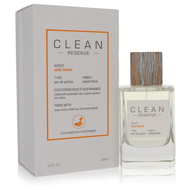 Clean Reserve Solar Bloom Eau De Parfum Spray (Unisex) By Clean 3.4 oz Eau De Parfum Spray Eau De Parfum Spray (Unisex) unisex fragrance product image