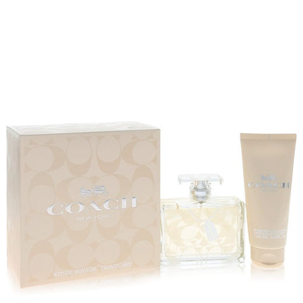 Coach Signature Gift Set By Coach 3.3 oz Eau De Parfum + 3.3 oz Body Lotion Travel Set Gift Set - 3.3 Oz Eau De Parfum + 3.3 Oz Body Lotion Travel Set for women product image