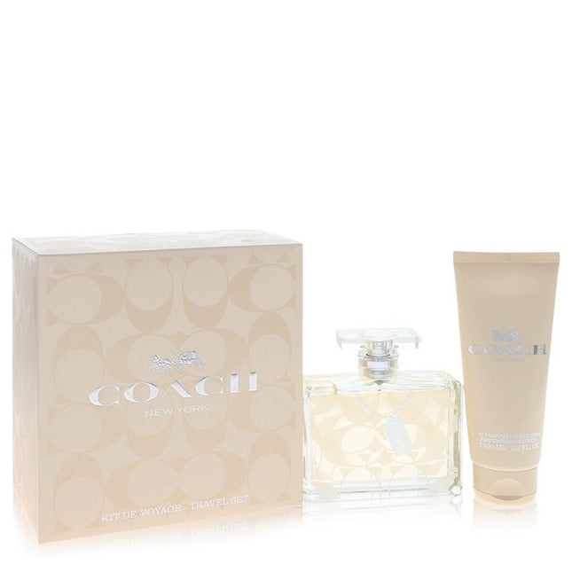 Coach Signature Gift Set By Coach 3.3 oz Eau De Parfum + 3.3 oz Body Lotion Travel Set Gift Set - 3.3 Oz Eau De Parfum + 3.3 Oz Body Lotion Travel Set for women product image