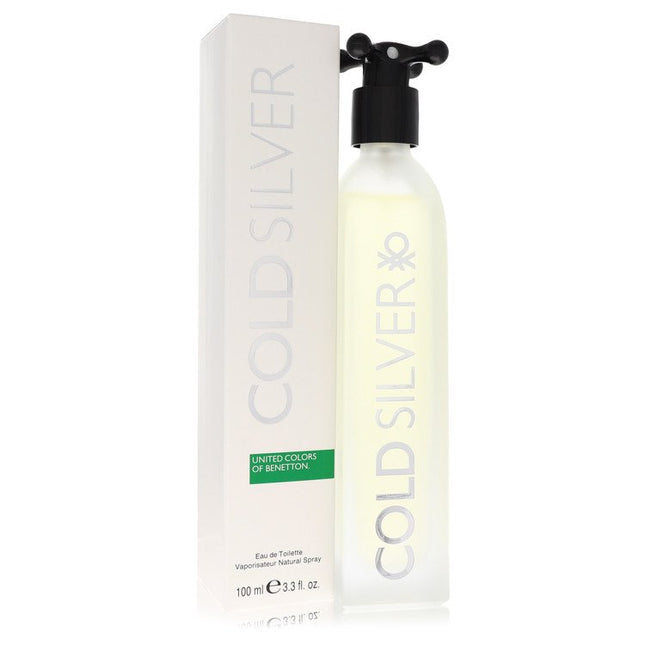 Cold Silver Eau De Toilette Spray By Benetton 3.3 oz Eau De Toilette Spray Eau De Toilette Spray for men product image