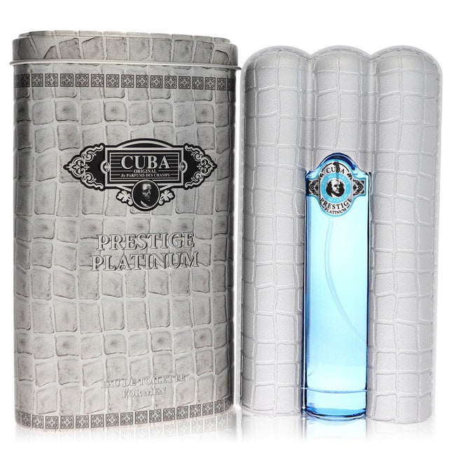 Cuba Prestige Platinum Eau De Toilette Spray By Fragluxe 3 oz Eau De Toilette Spray Eau De Toilette Spray for men product image