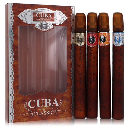 Cuba Orange Gift Set By Fragluxe Cuba Variety Set includes All Four 1.15 oz Sprays, Cuba Red, Cuba Blue, Cuba Gold and Cuba Orange Gift Set - Cuba Variety Set Includes All Four...