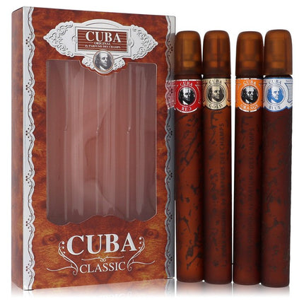 Cuba Red Gift Set By Fragluxe Cuba Variety Set includes All Four 1.15 oz Sprays, Cuba Red, Cuba Blue, Cuba Gold and Cuba Orange Gift Set - Cuba Variety Set Includes All Four...