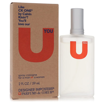 Designer Imposters U You Cologne Spray (Unisex) By Parfums De Coeur 2 oz Cologne Spray Cologne Spray (Unisex) unisex fragrance product image