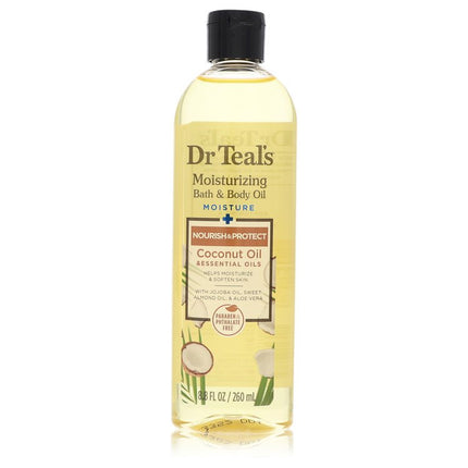 Dr Teal'S Moisturizing Bath & Body Oil Nourishing Coconut Oil With Essensial Oils, Jojoba Oil, Sweet Almond Oil And Cocoa Butter By Dr Teal'S 8.8 oz Nourishing Coconut Oil with...