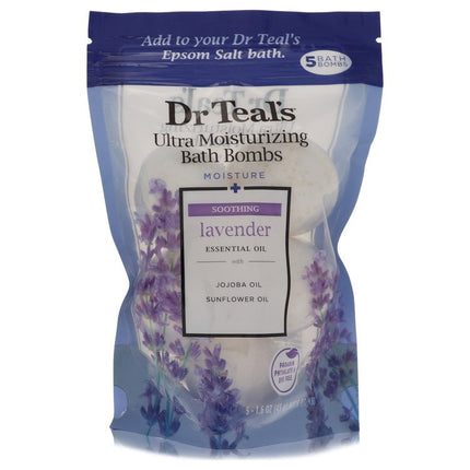Dr Teal'S Ultra Moisturizing Bath Bombs Five (5) 1.6 Oz Moisture Soothing Bath Bombs With Lavender, Essential Oils, Jojoba Oil, Sunflower Oil (Unisex) By Dr Teal'S 1.6 oz Five...