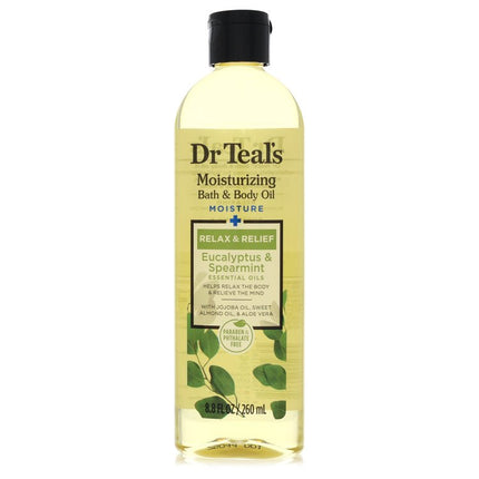 Dr Teal'S Bath Additive Eucalyptus Oil Pure Epson Salt Body Oil Relax & Relief With Eucalyptus & Spearmint By Dr Teal'S 8.8 oz Pure Epson Salt Body Oil Relax & Relief with...
