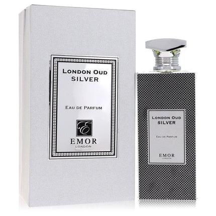 Emor London Oud Silver Eau De Parfum Spray (Unisex) By Emor London 4.2 oz Eau De Parfum Spray Eau De Parfum Spray (Unisex) unisex fragrance product image