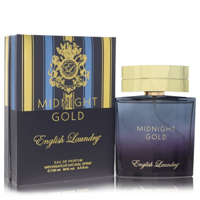 English Laundry Midnight Gold Eau De Parfum Spray By English Laundry 3.4 oz Eau De Parfum Spray Eau De Parfum Spray for men product image