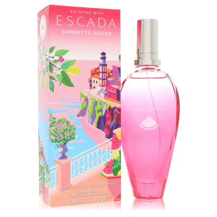 Escada Sorbetto Rosso Eau De Toilette Spray (Limited Edition) By Escada 3.3 oz Eau De Toilette Spray Eau De Toilette Spray (Limited Edition) for women product image