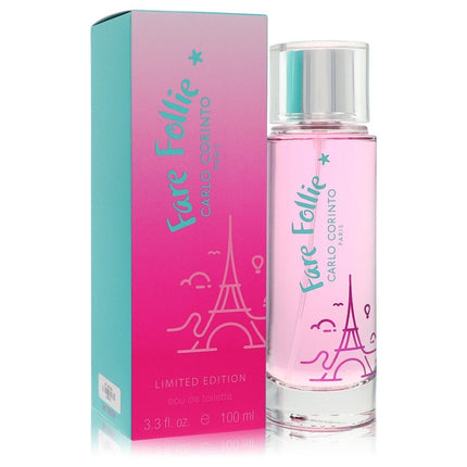Fare Follie Eau De Toilette Spray (Limited Edition) By Carlo Corinto 3.3 oz Eau De Toilette Spray Eau De Toilette Spray (Limited Edition) for women product image