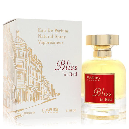 Fariis Bliss In Red Eau De Parfum Spray (Unisex) By Fariis Parfum 3.4 oz Eau De Parfum Spray Eau De Parfum Spray (Unisex) unisex fragrance product image