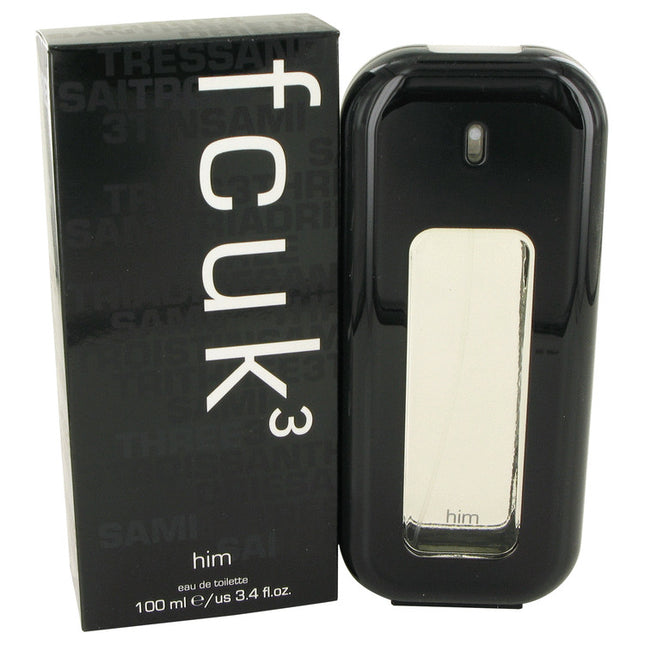 Fcuk 3 Eau De Toilette Spray By French Connection 3.4 oz Eau De Toilette Spray Eau De Toilette Spray for men product image