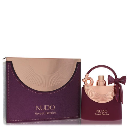 Fragrance World Nudo Sweet Berries Eau De Parfum Spray (Unisex) By Fragrance World 3.4 oz Eau De Parfum Spray Eau De Parfum Spray (Unisex) unisex fragrance product image