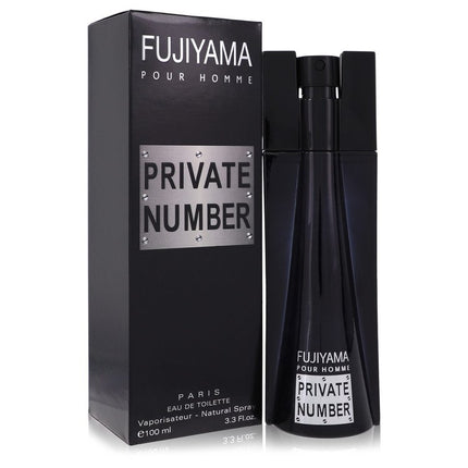 Fujiyama Private Number Eau De Toilette Spray By Succes De Paris 3.3 oz Eau De Toilette Spray Eau De Toilette Spray for men product image