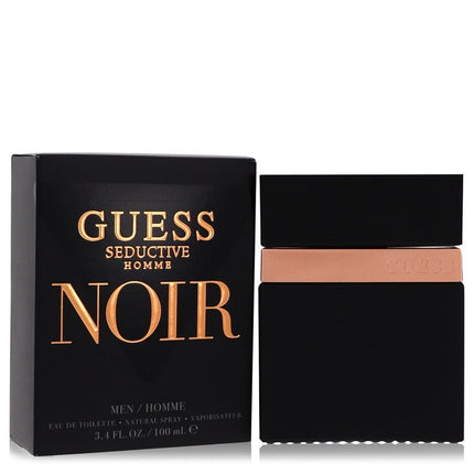 Guess Seductive Homme Noir Eau De Toilette Spray By Guess 3.4 oz Eau De Toilette Spray Eau De Toilette Spray for men product image