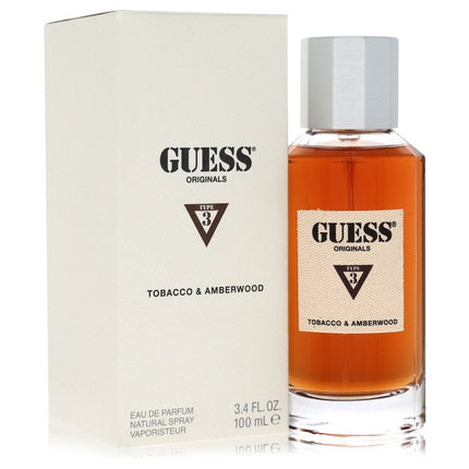 Guess Originals Type 3 Tabacco & Amberwood Eau De Parfum Spray By Guess 3.4 oz Eau De Parfum Spray Eau De Parfum Spray for men product image