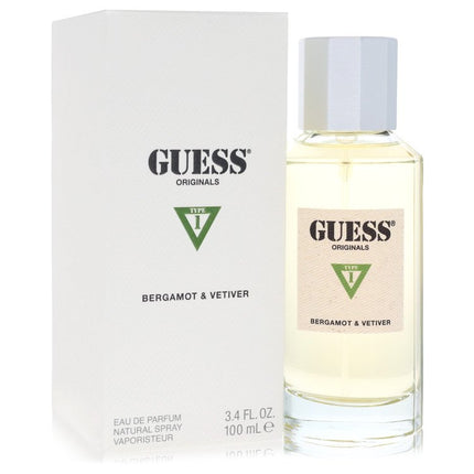 Guess Originals Type 1 Bergamot & Vetiver Eau De Parfum Spray By Guess 3.4 oz Eau De Parfum Spray Eau De Parfum Spray for men product image