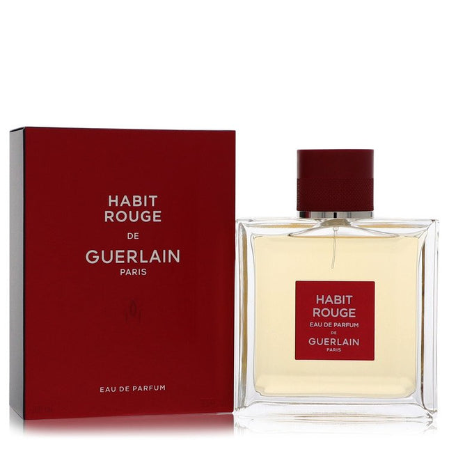 Habit Rouge Eau De Parfum Spray By Guerlain 3.4 oz Eau De Parfum Spray Eau De Parfum Spray for men product image