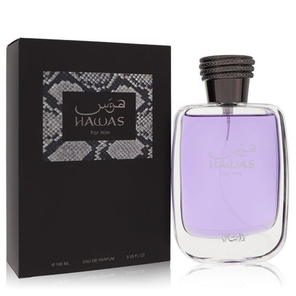 Hawas Eau De Parfum Spray By Rasasi 3.33 oz Eau De Parfum Spray Eau De Parfum Spray for men product image
