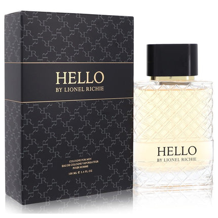 Hello By Lionel Richie Eau De Cologne Spray By Lionel Richie 3.4 oz Eau De Cologne Spray Eau De Cologne Spray for men product image
